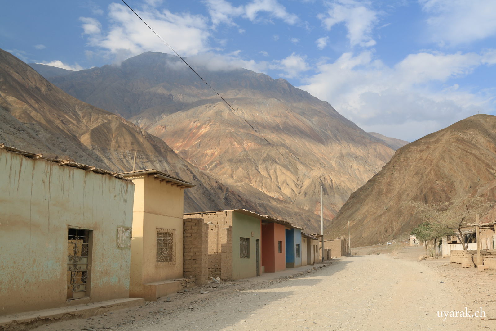 Auf der Ruta 12 hoch in die Berge, Peru