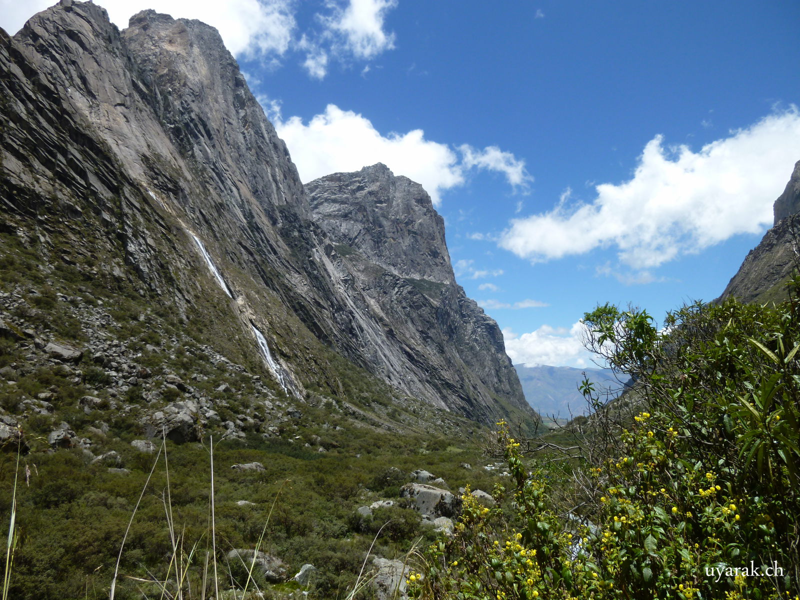 Von der Laguna Parón zurück ins Tal, Peru