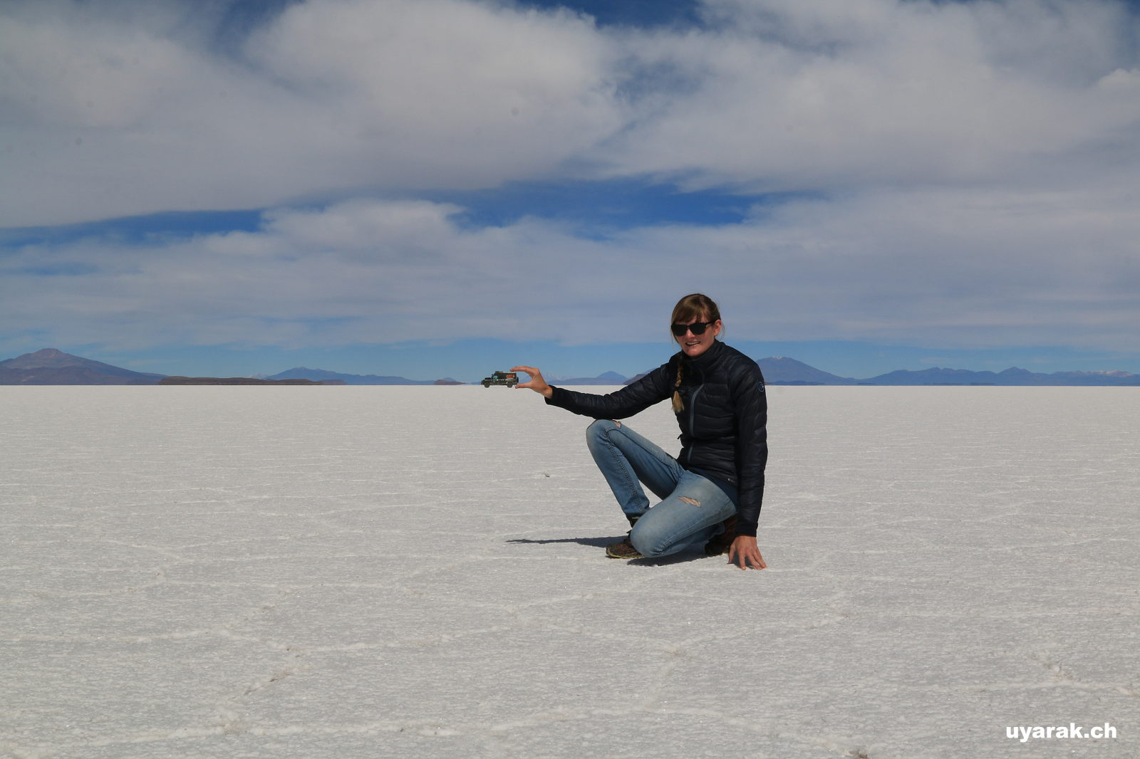Stopp, hiergeblieben! Salar de Uyuni, Bolivien