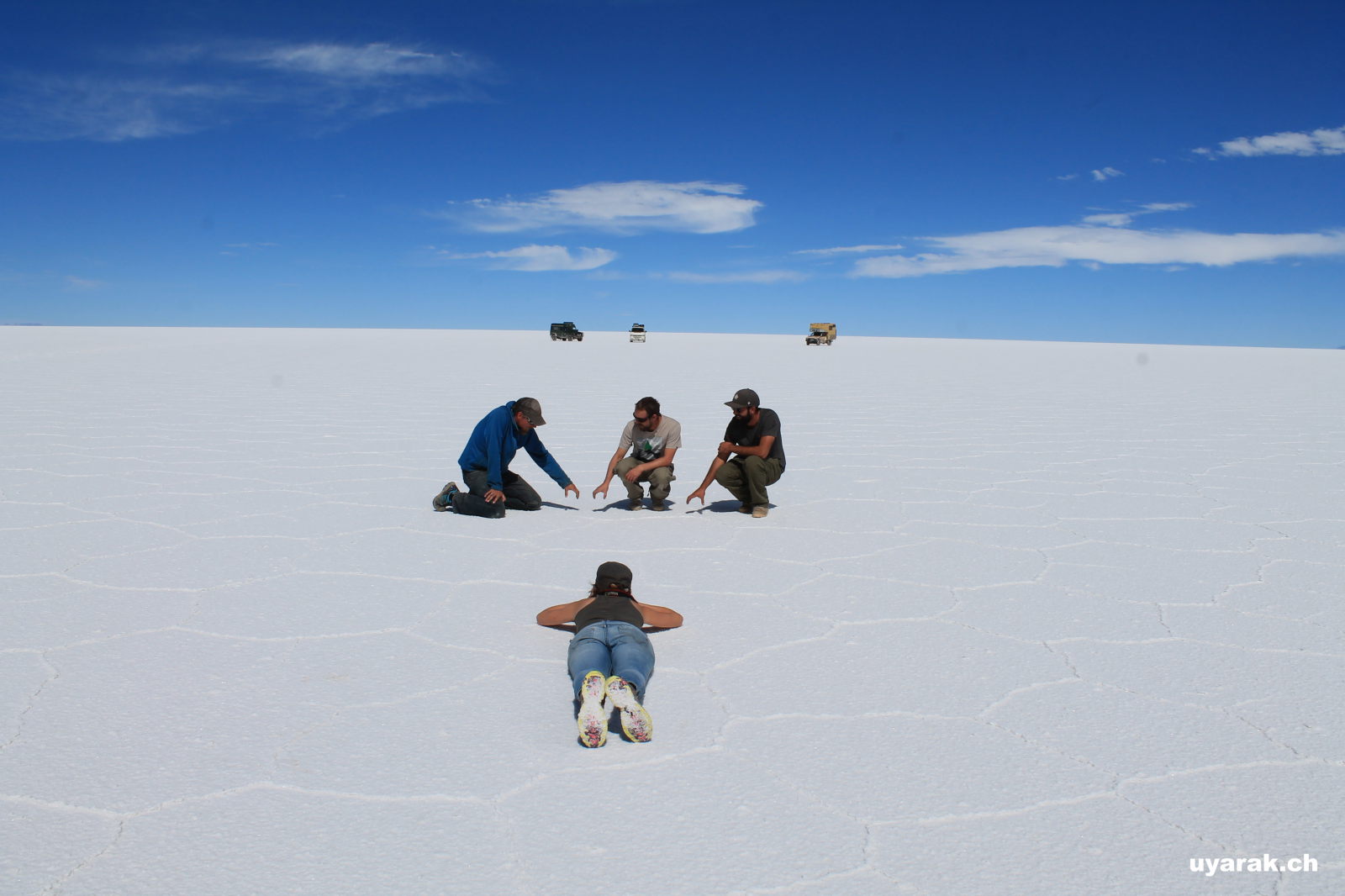 Making-off, Salar de Uyuni, Bolivien