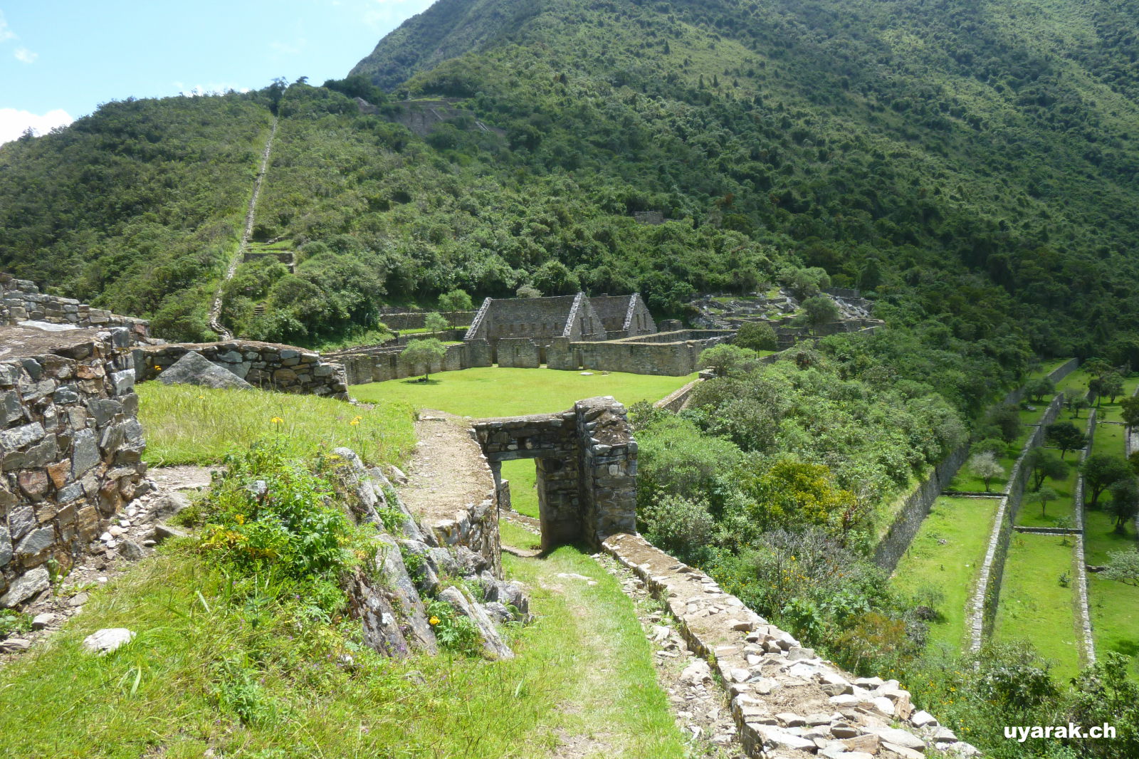 Die Ruinen von Choquequirao, Peru