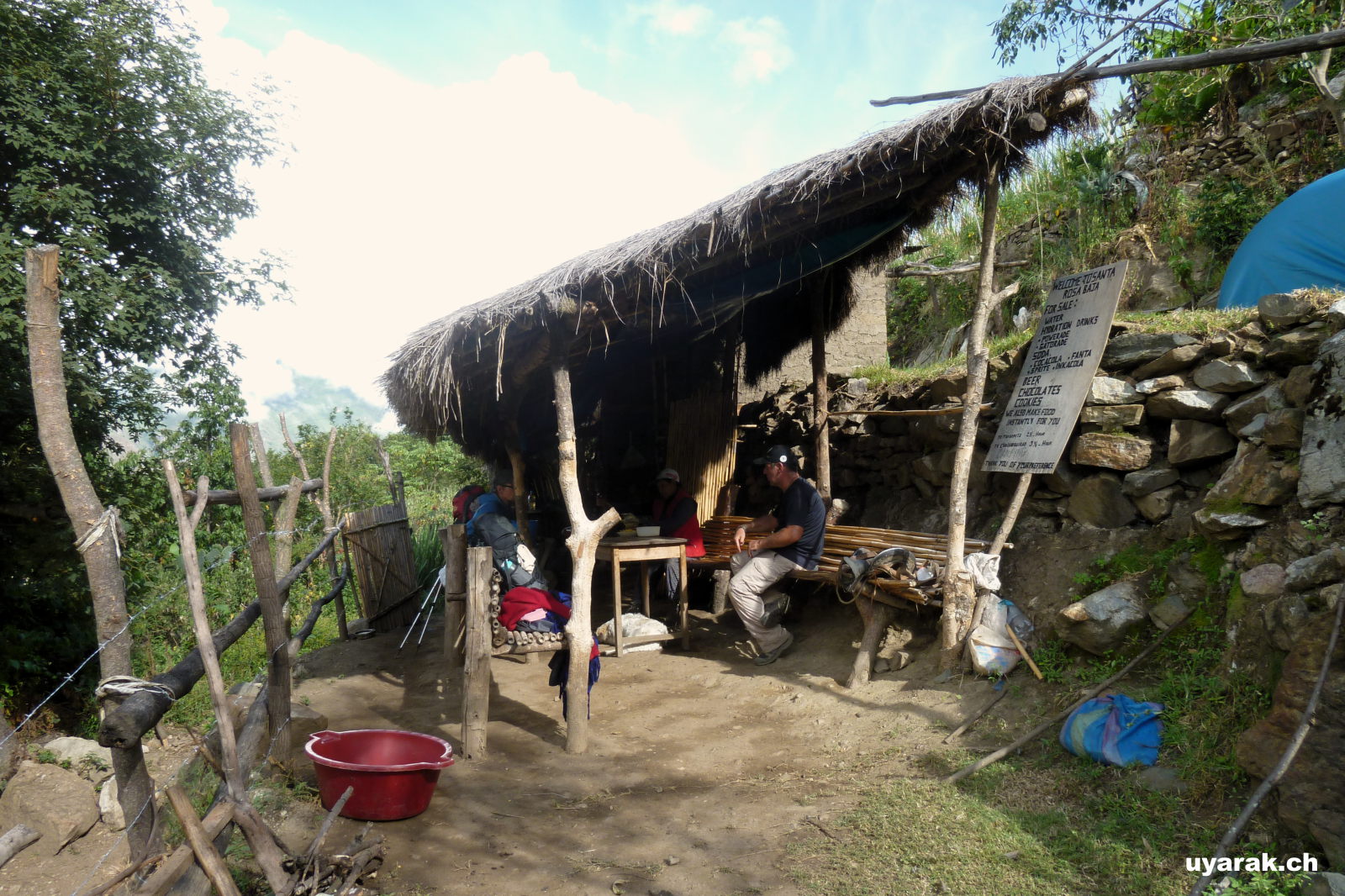 Zeltplatz "Santa Rosa Baja" auf dem Weg zwischen Cachora und Choquequirao