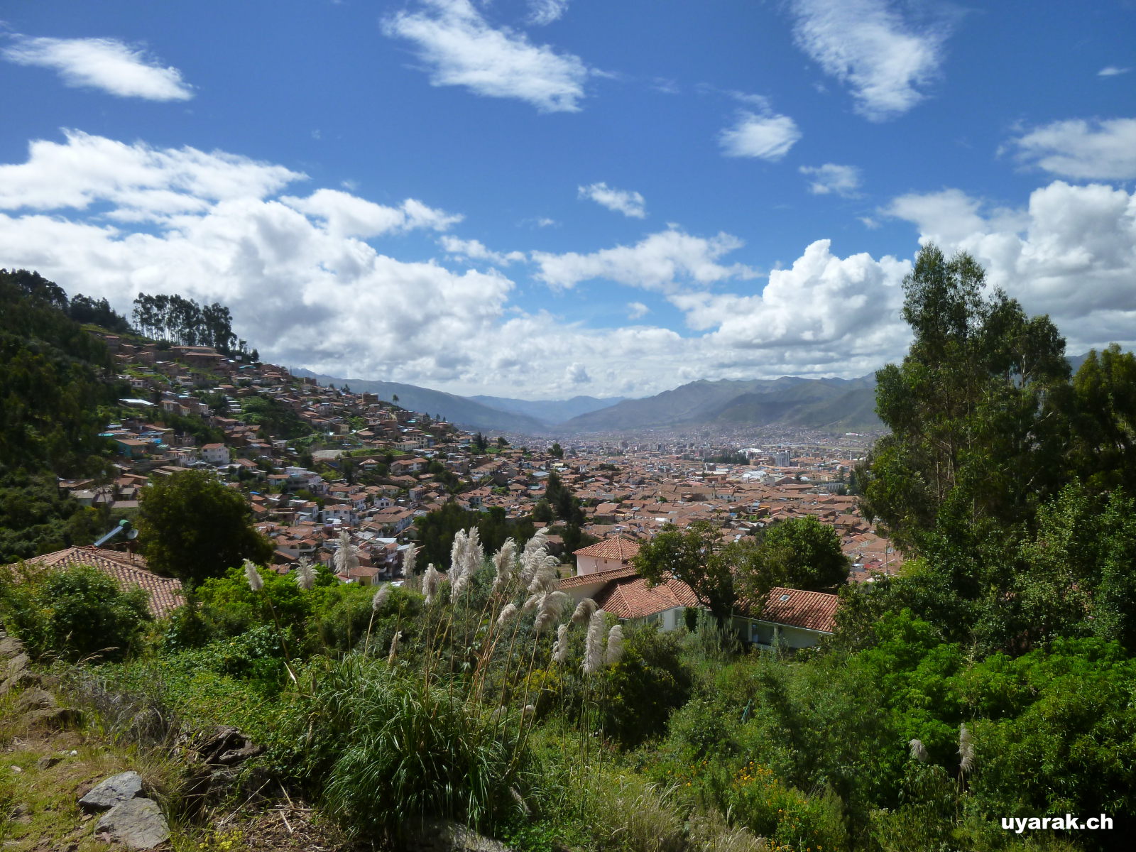 Blick über Cusco, Peru