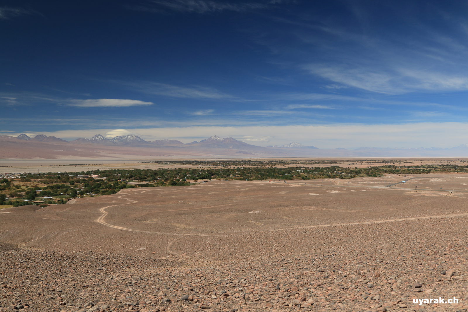 Blick über San Pedro de Atacama, Chile