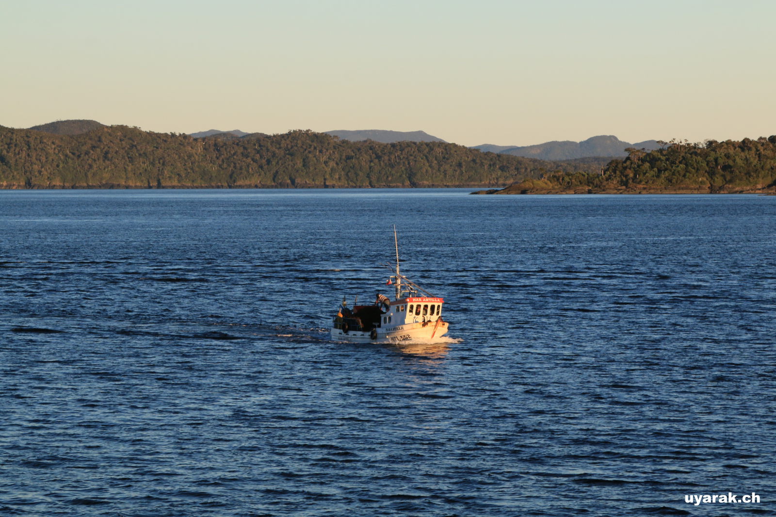 Auf der Fähre von Puerto Montt nach Puerto Cisnes