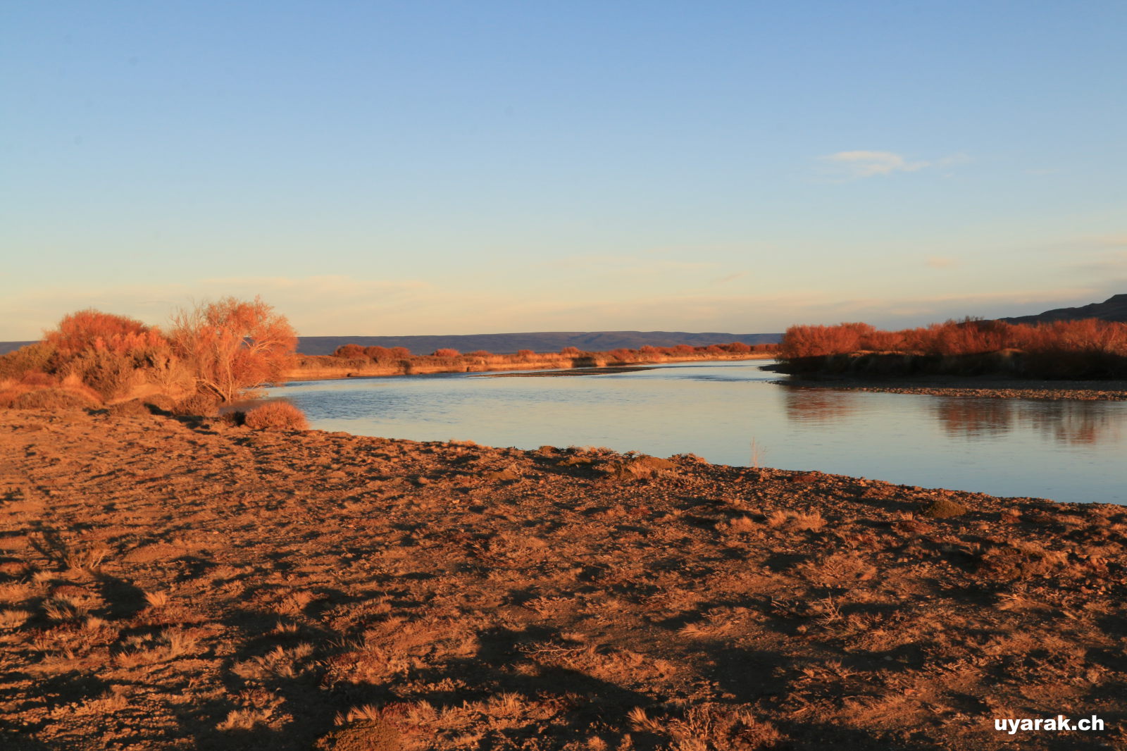 Camping am Río Chico, Argentinien