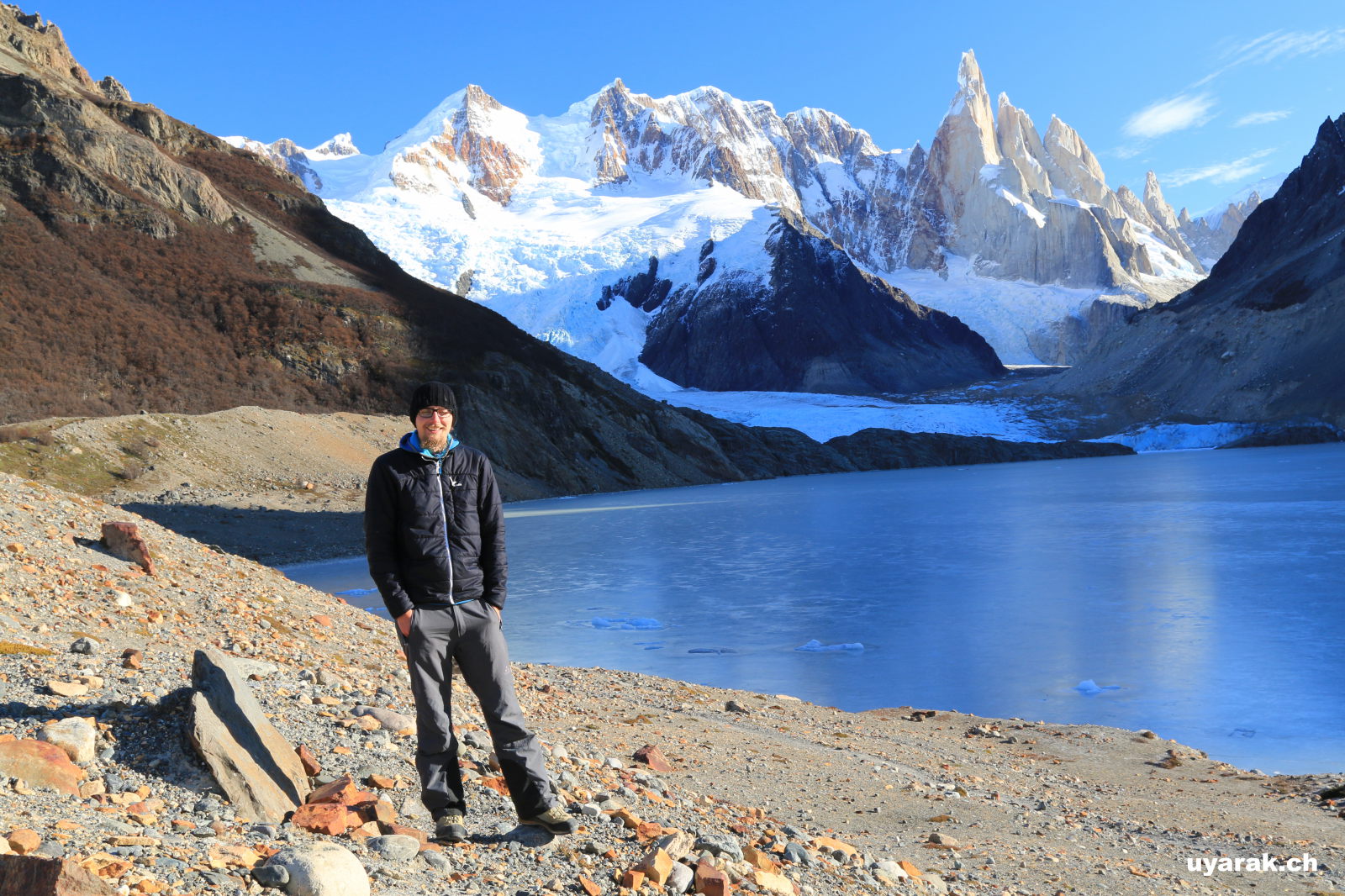 An der Laguna Torre, Argentinien
