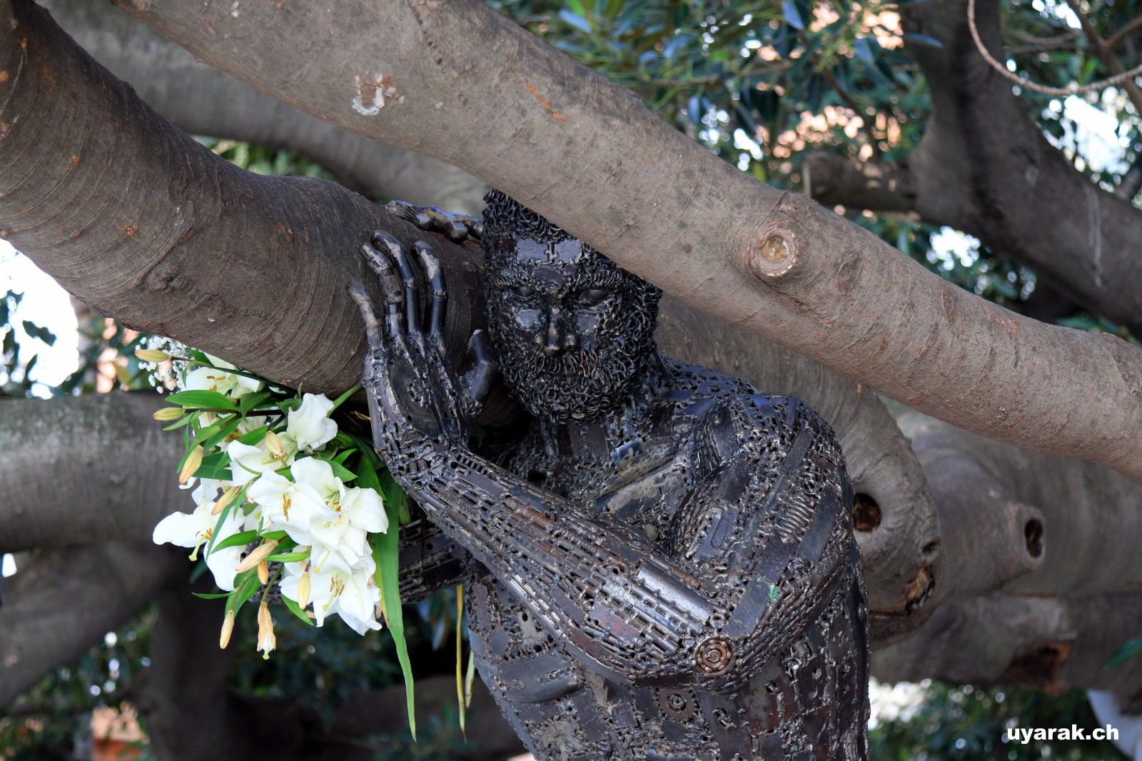 Kunstwerk im Stadtteil Recoleta, Buenos Aires, Argentinien