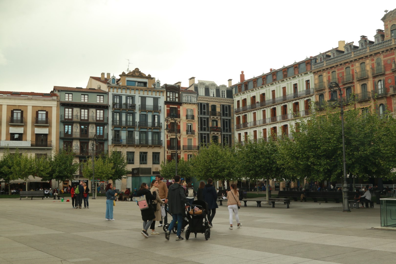 Plaza del Castillo in Pamplona/Iruña 