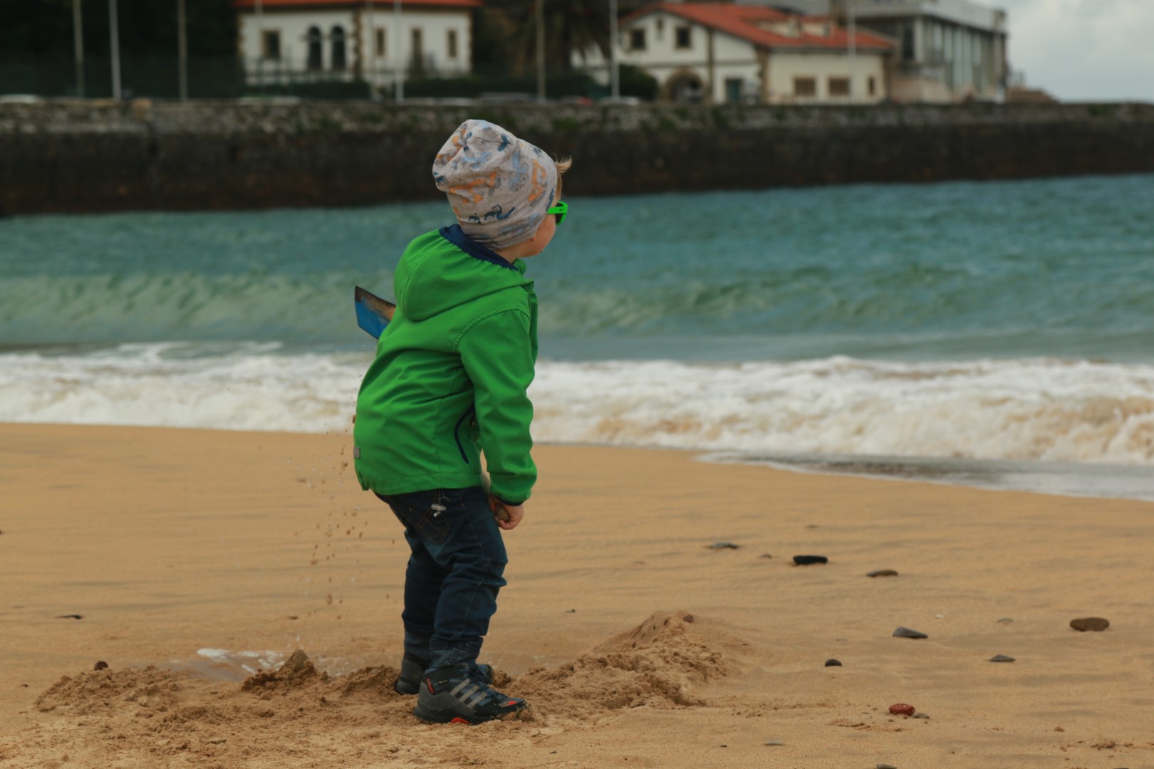 Am Strand von San Sebastián 