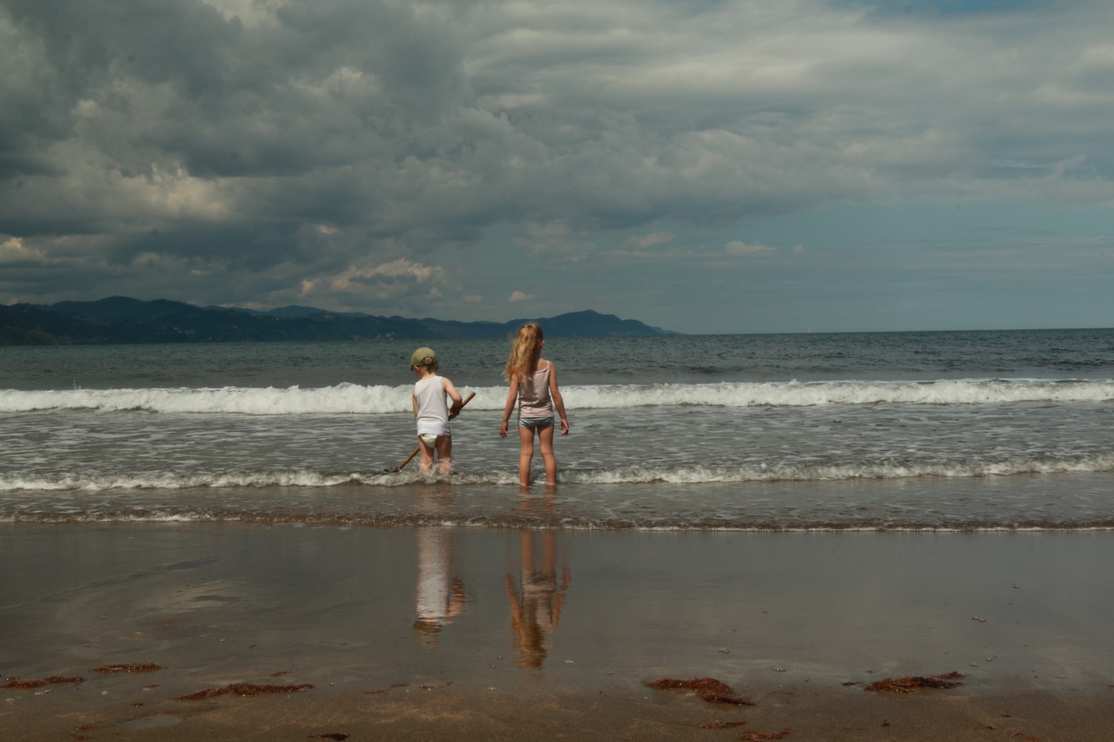 Am Strand bei Zumaia 