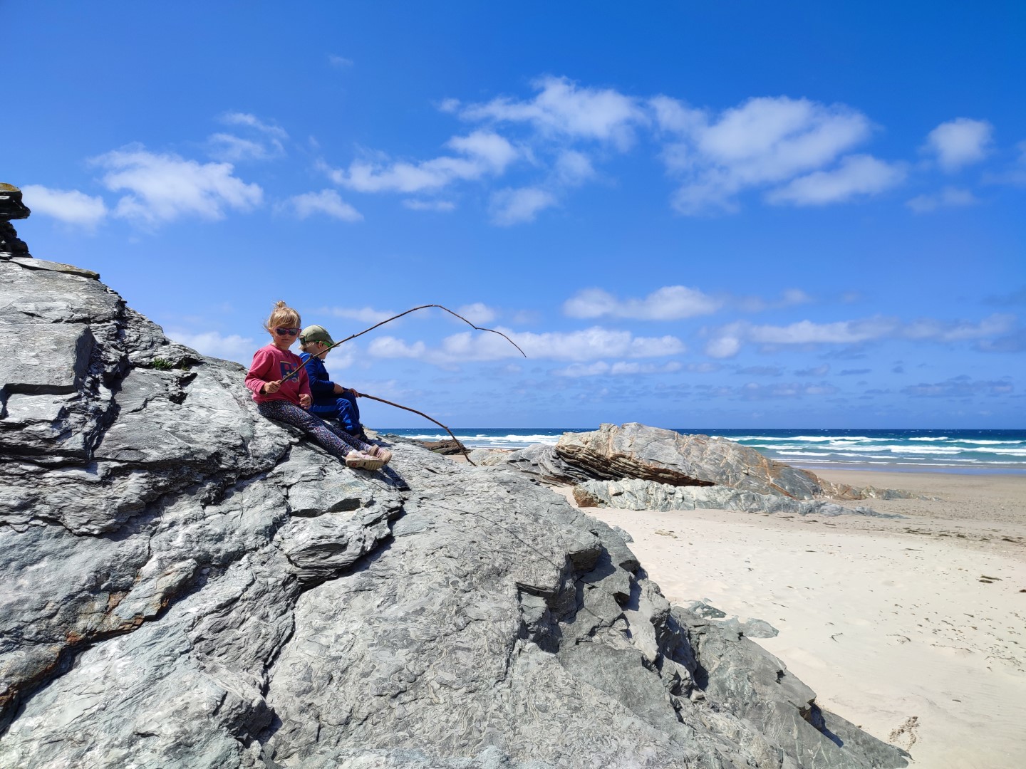 Praia de Coto, östlich von Foz 