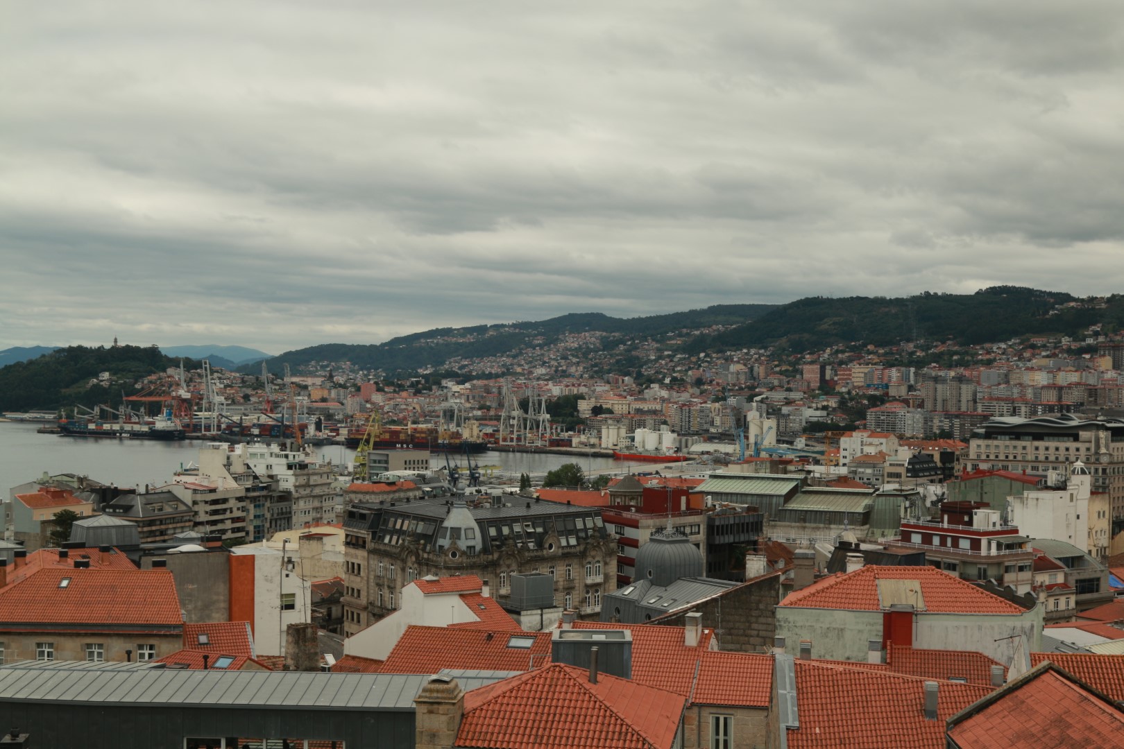 Blick über Vigo 