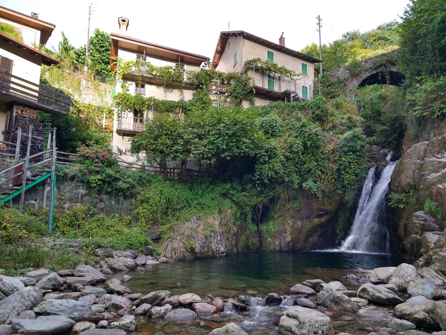 Wasserfall am Riale di Vira 
